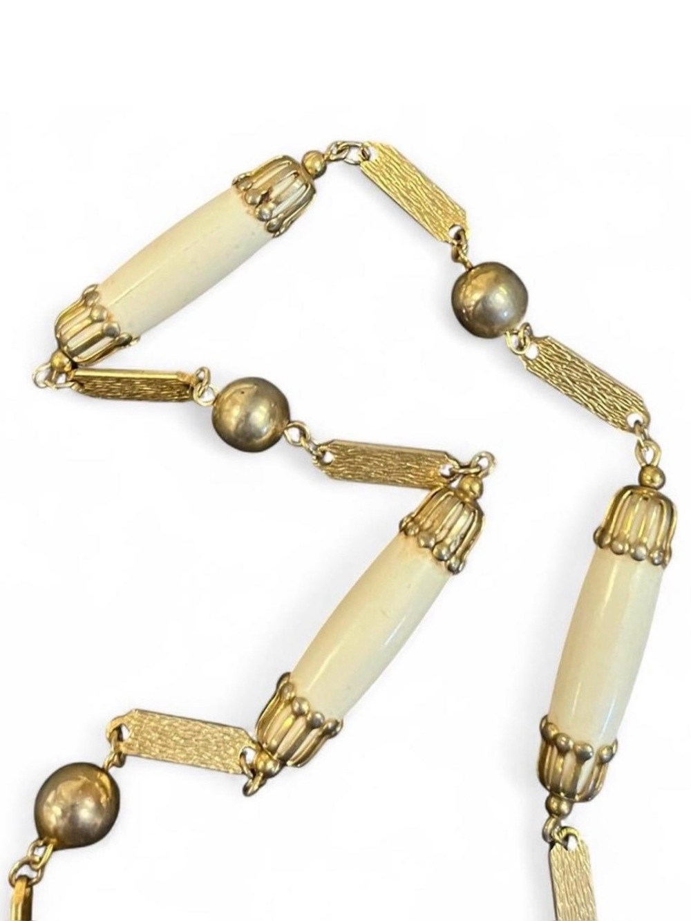 Vintage Two-Tone Gold and Silver Necklaces - Picture 2 of 3